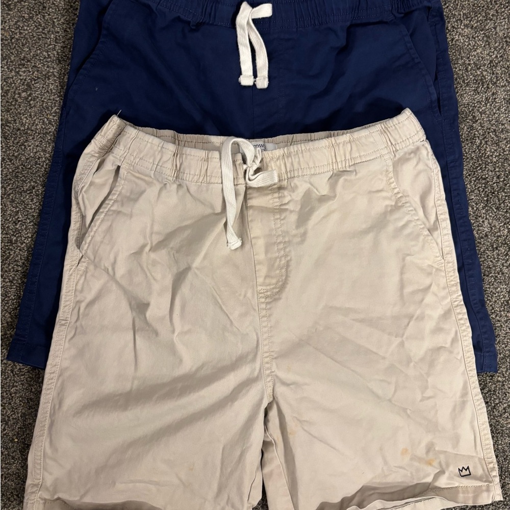 Crown & Ivy Kids Navy and Cream Shorts